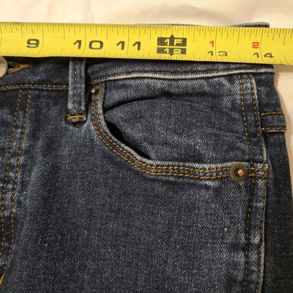 Free People Women's High Rise Skinny Jeans Button Fly Stretch Size 27